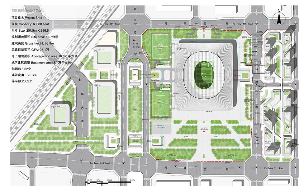 西安国际足球中心丨中国西安丨Zaha Hadid Architects（ZHA）-43