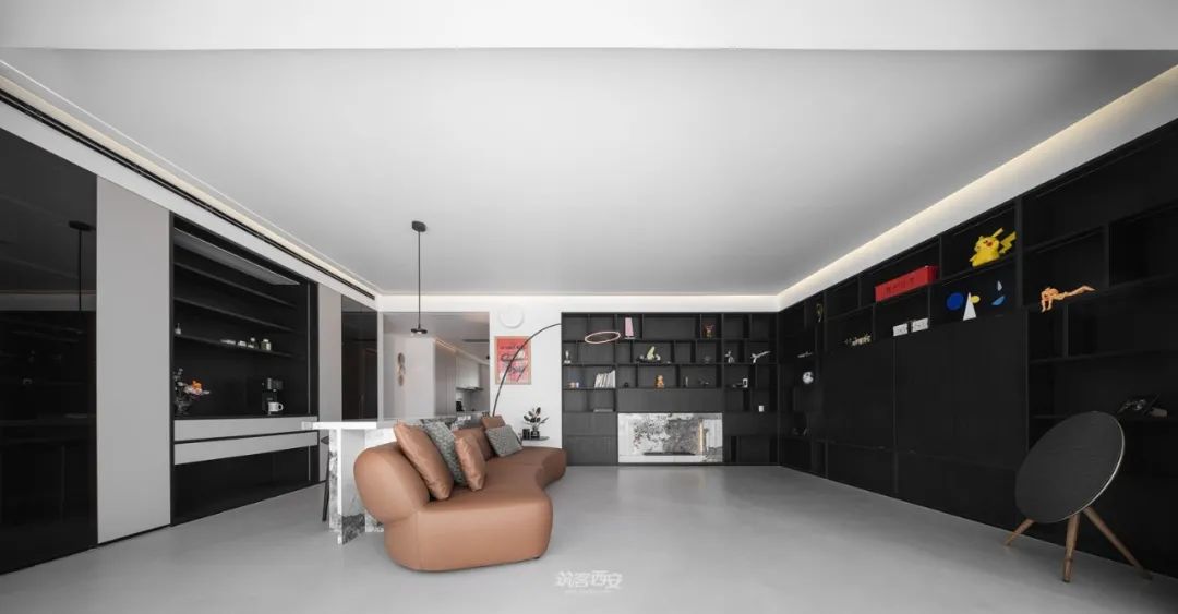 精神同频 · 胡剑设计师的现代空间艺术丨中国西安丨增减创意设计-11