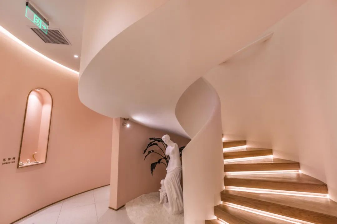 浙江台州 JANE SKIN CARE 肌肤研究空间,肖振态的粉红少女心设计-31