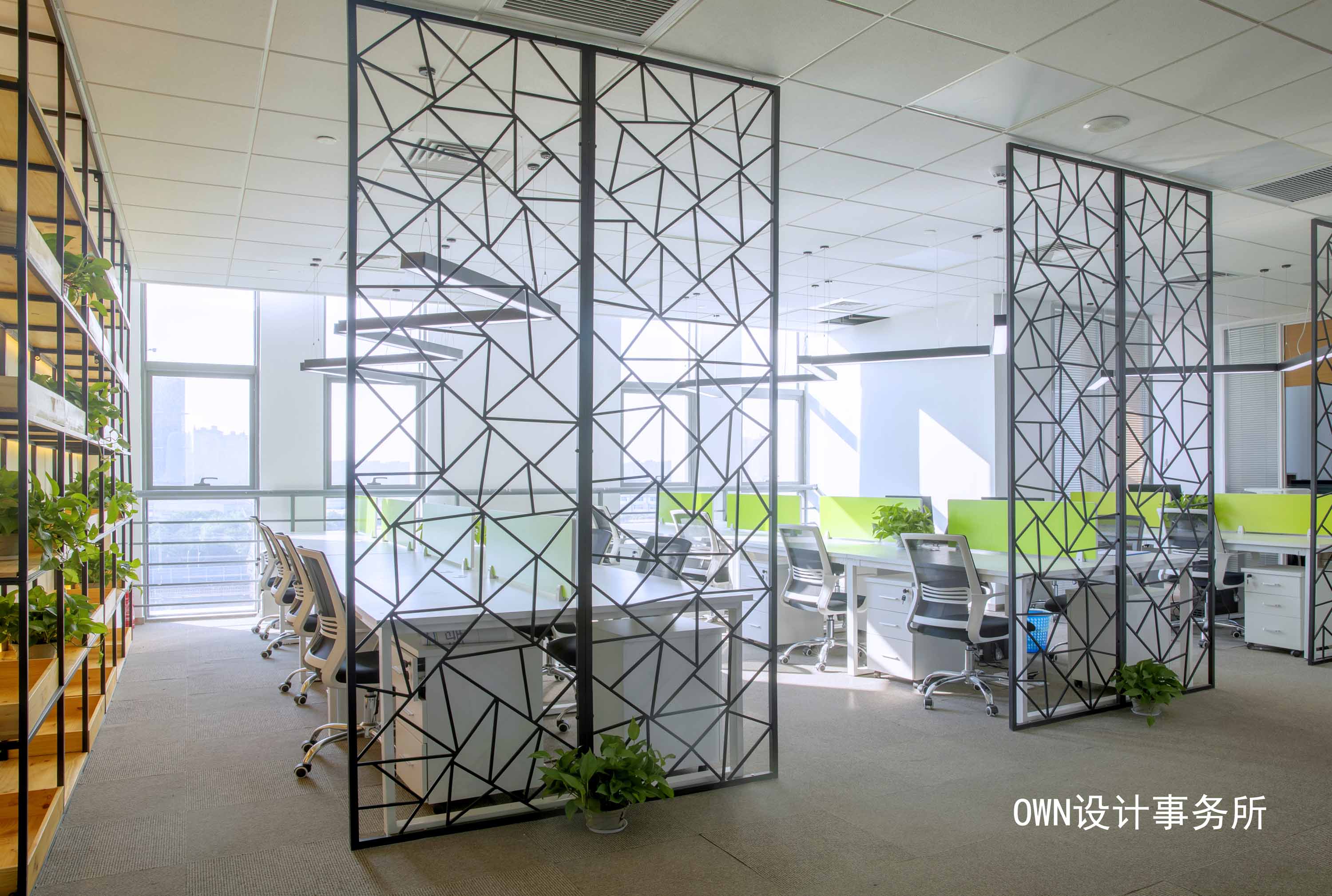 南京麒麟人工智能产业园,现代简约风格的办公空间设计-9