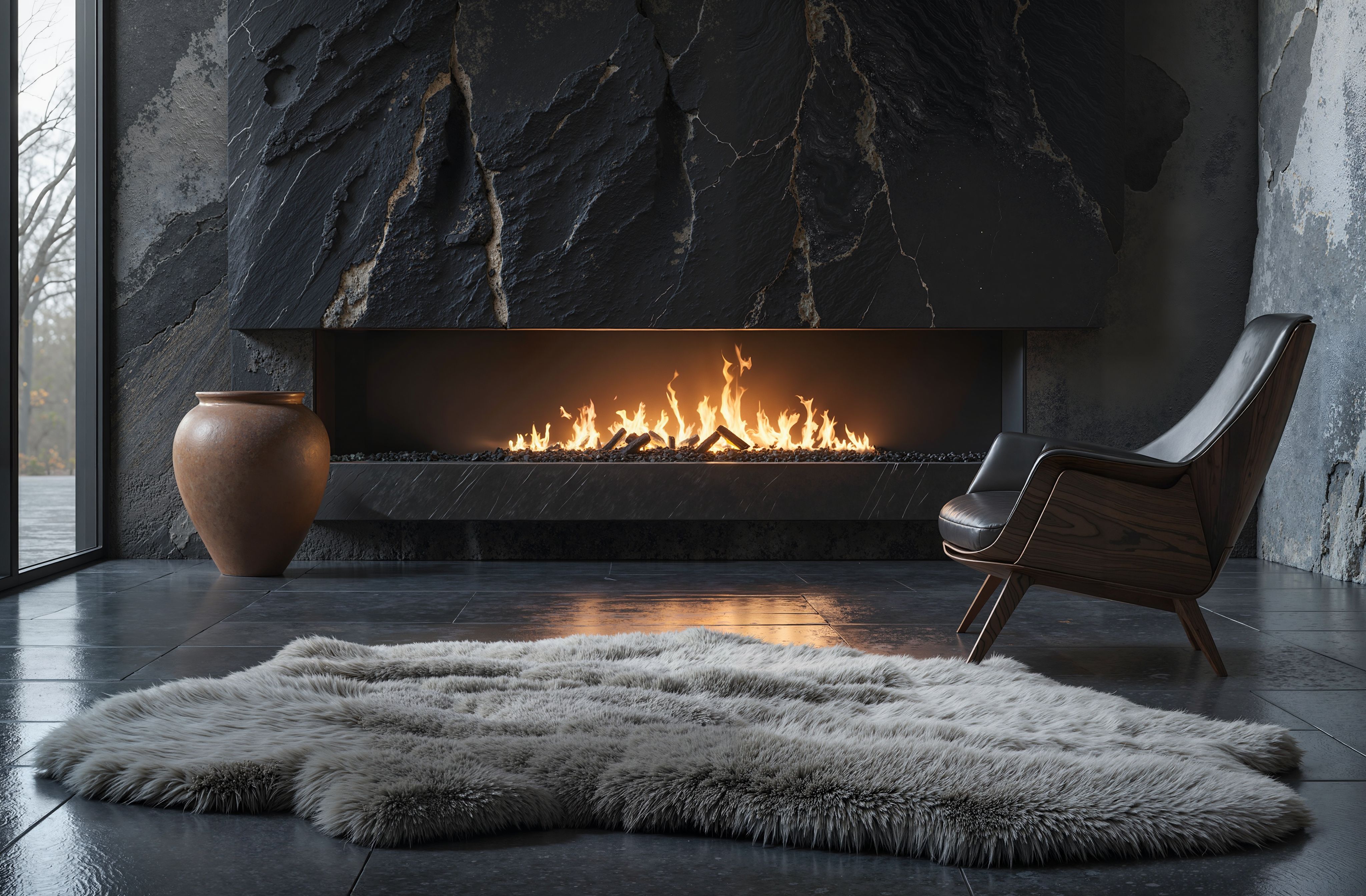 8K视觉解剖:一座客厅的绝对平面宣言-15