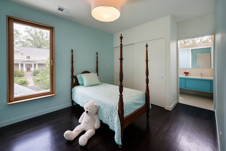 Contemporary Box-Shaped Extension for a Bungalow Home in Maryland-19