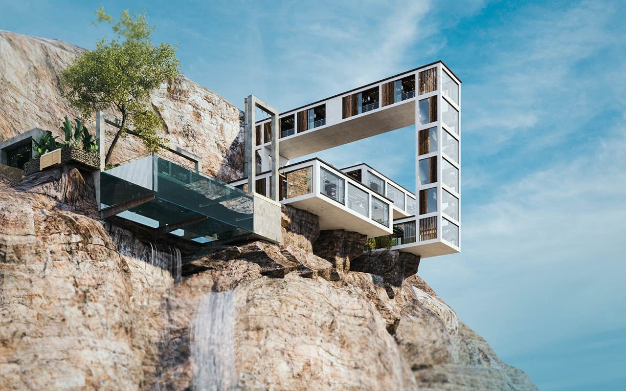 Mountain House in British Columbia, Canada designed by Milad Eshtiyaghi Milad Eshtiyaghi-1