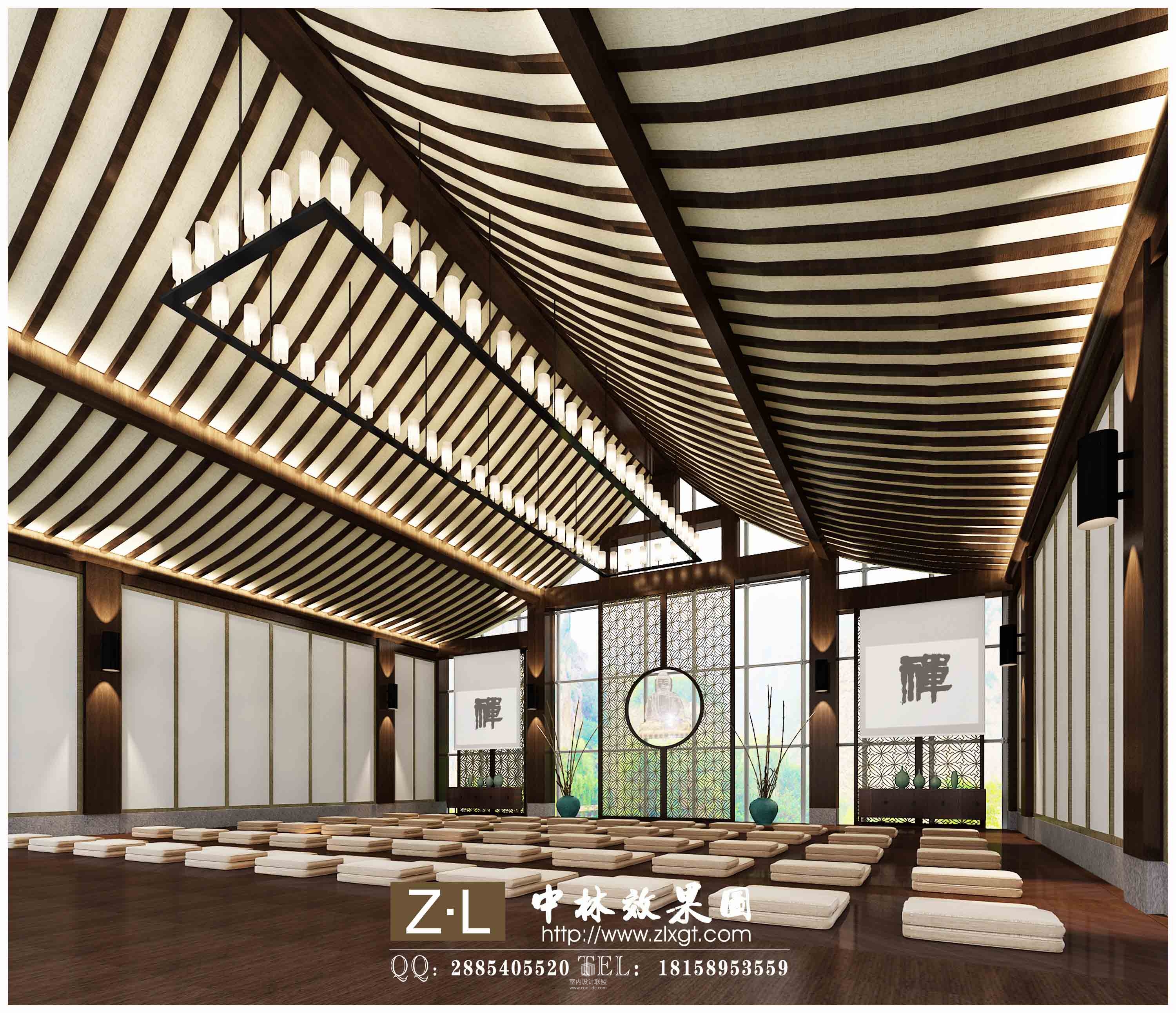 ■■■■■史上最牛X的简约中式禅意酒店效果■■■■■-4