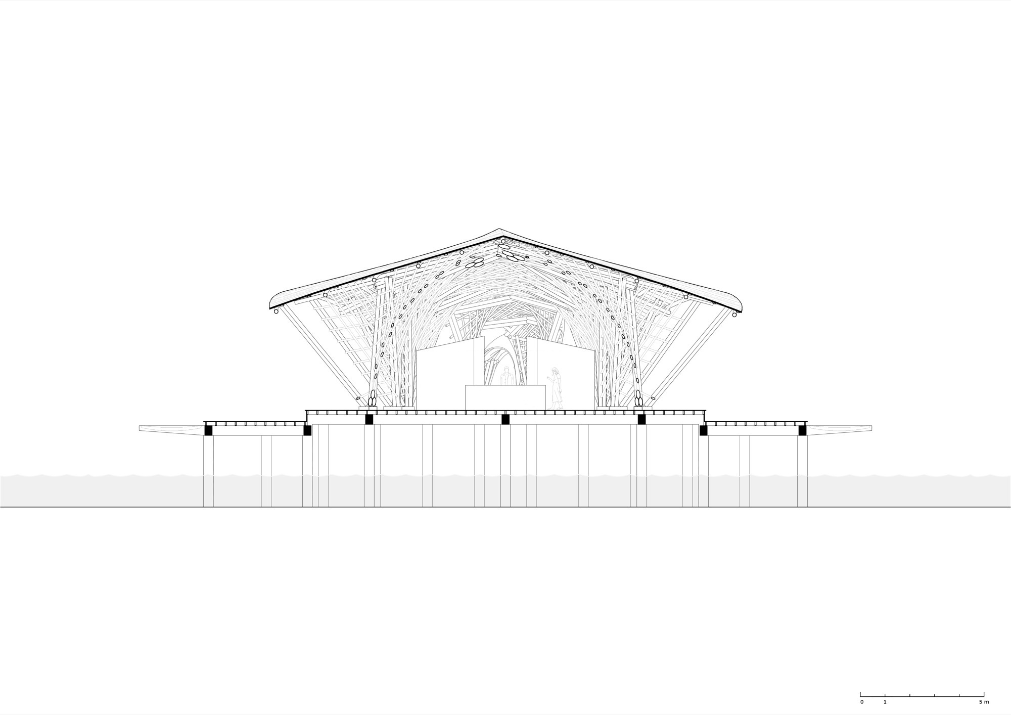 水上竹餐厅丨马尔代夫丨Atelier Nomadic-17