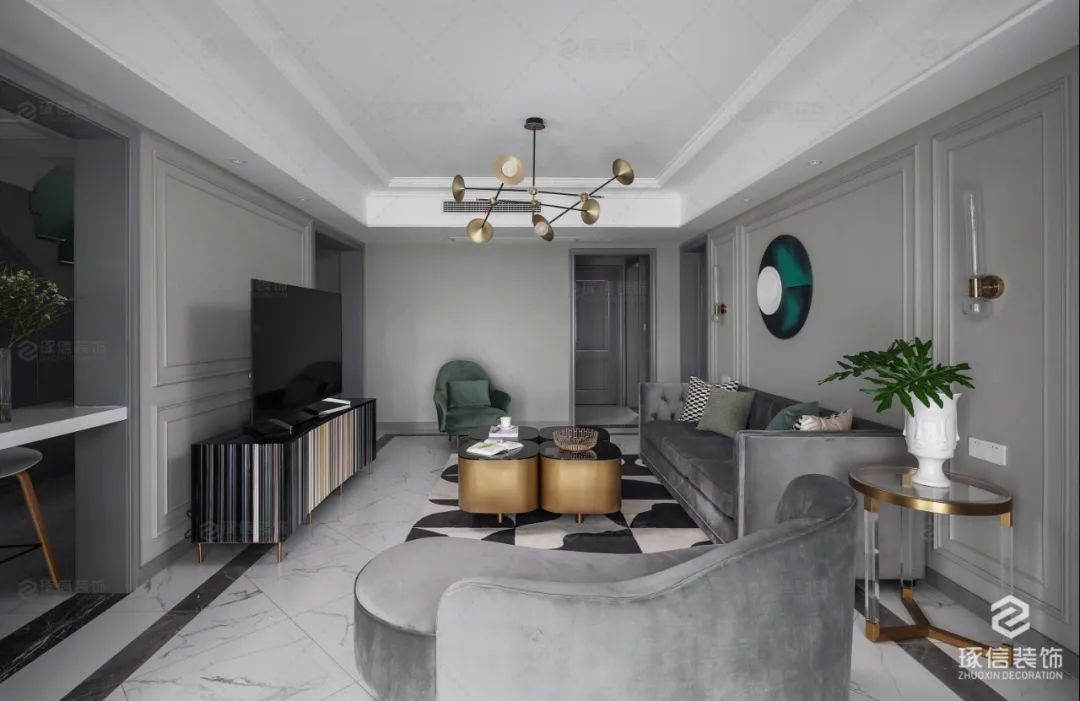 巴南府邸 | 现代美式轻奢，温馨居家之作-44