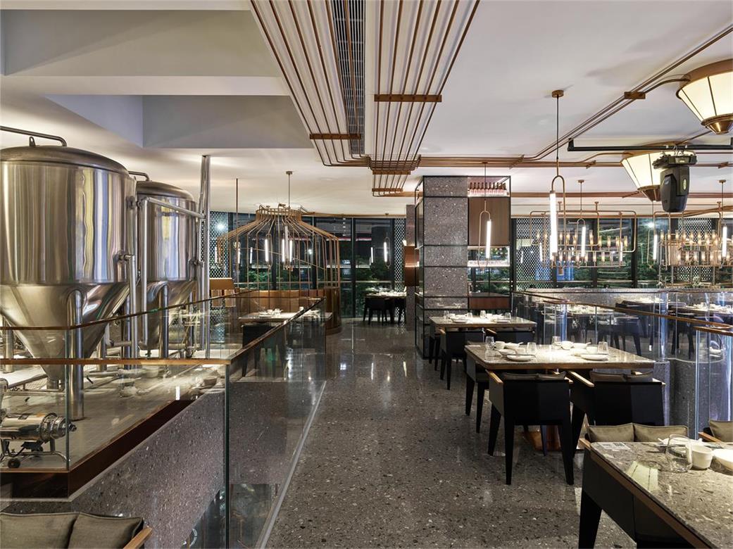 摩登江南精酿音乐餐厅丨中国杭州丨杭州无形有行室内设计有限公司-12