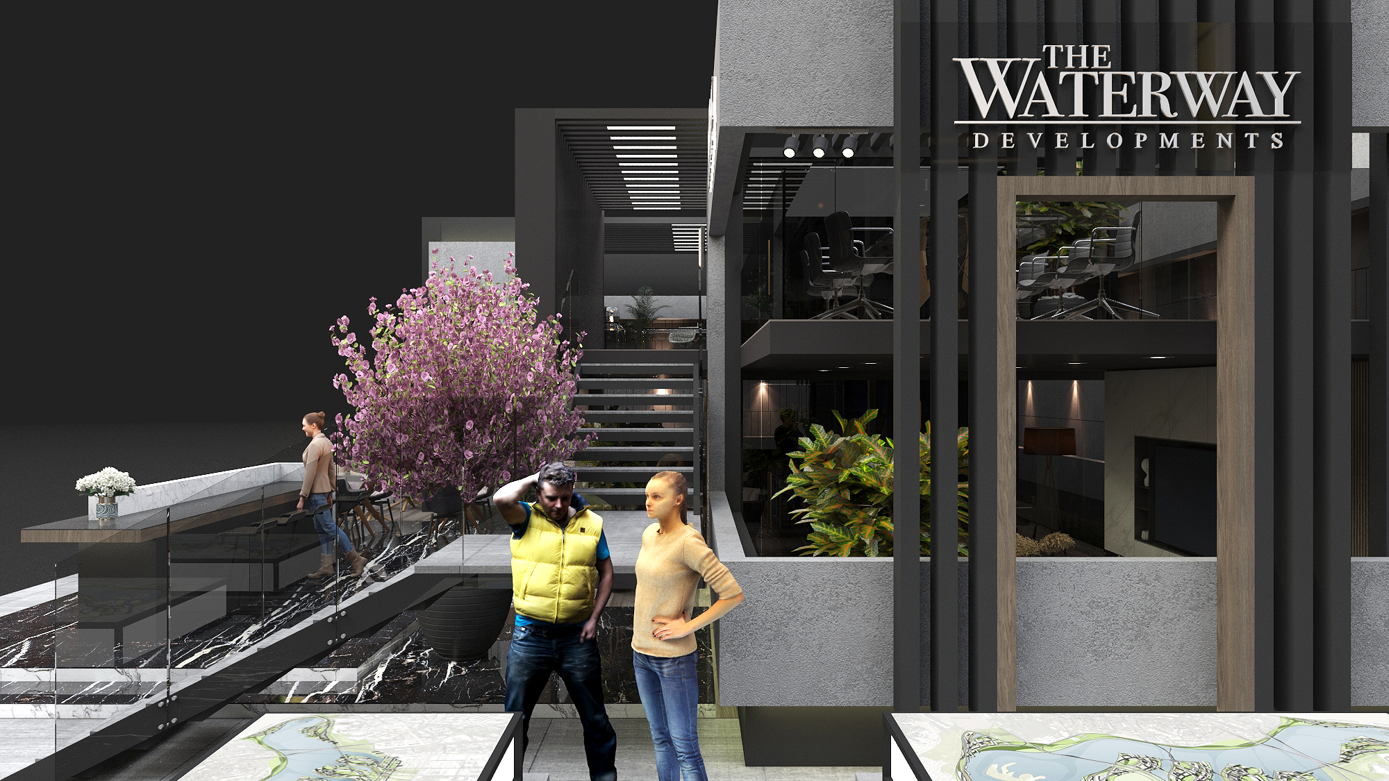 Water Way Cityscape 2021-4