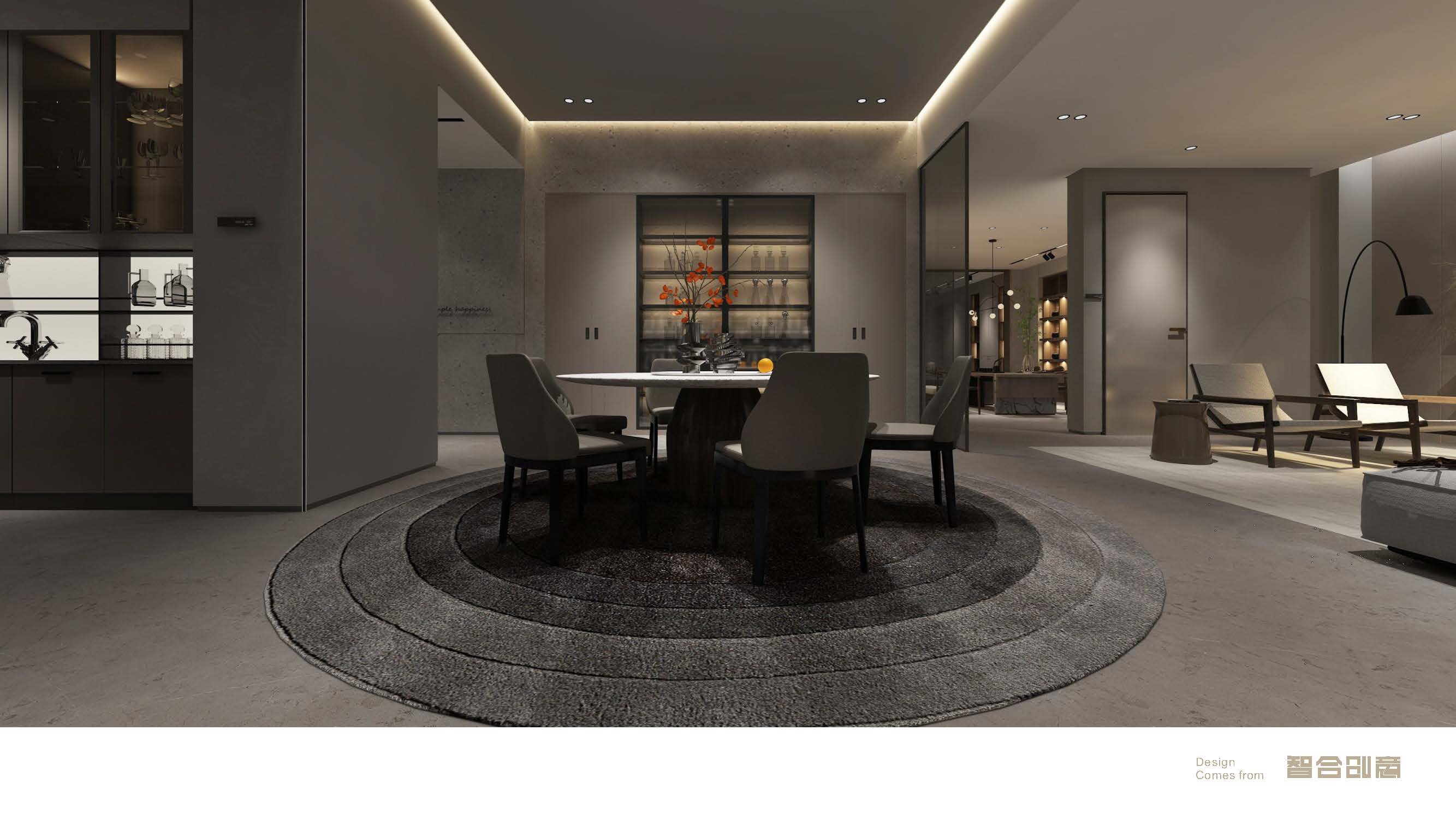 展厅设计 | 隔而不断的通透，藏着高级的秩序感-5