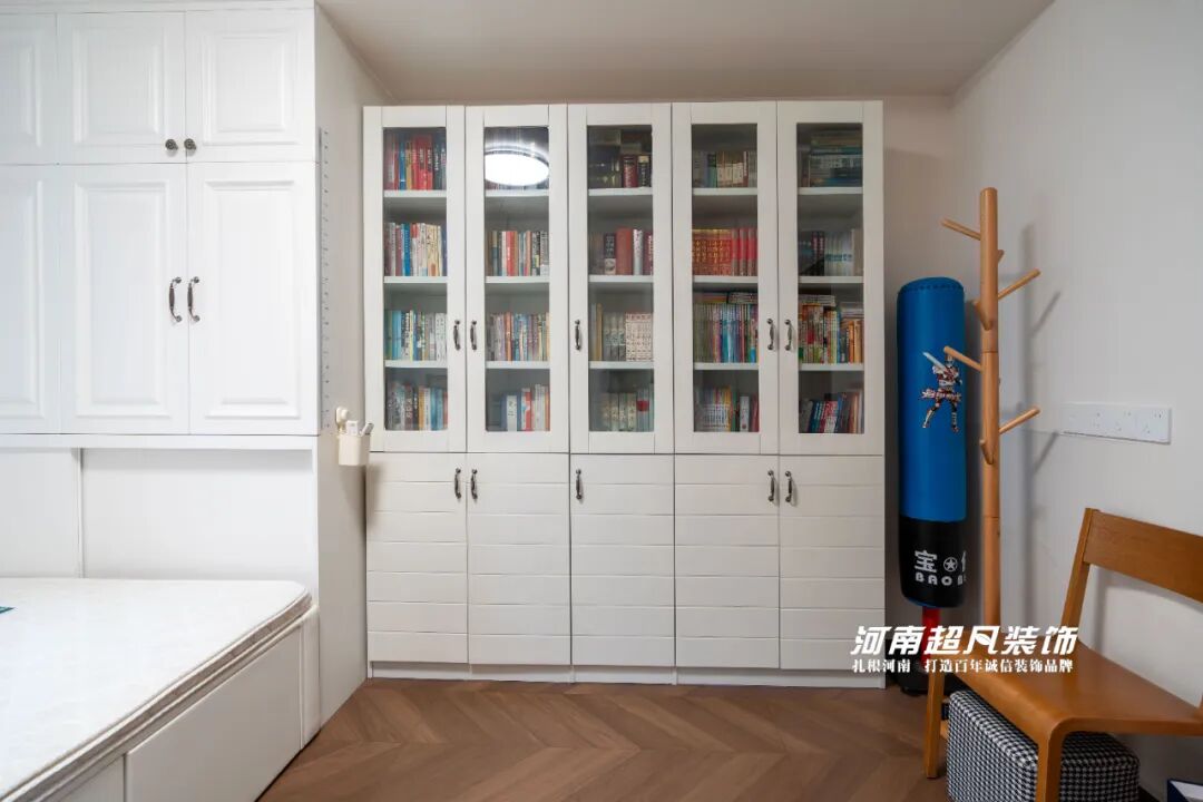 完工首发丨管城区金城街30号院，123㎡老房翻新，美式复古设计，优雅低调绽放-166