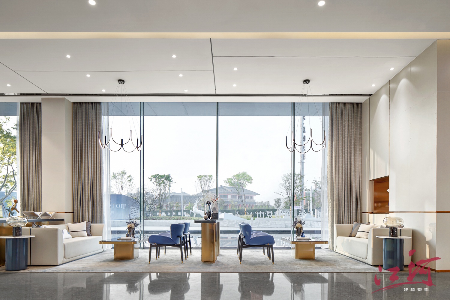 鹿鸣见山售楼处|售楼处拍摄|售楼处空间摄影|销售中心-15