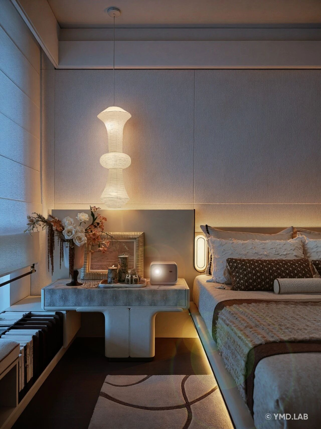 上海120m²奶油风亲子宅,凝固的温柔丨中国上海丨岳蒙设计-43