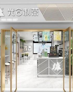 奶茶店水果茶店丨东豪装饰设计