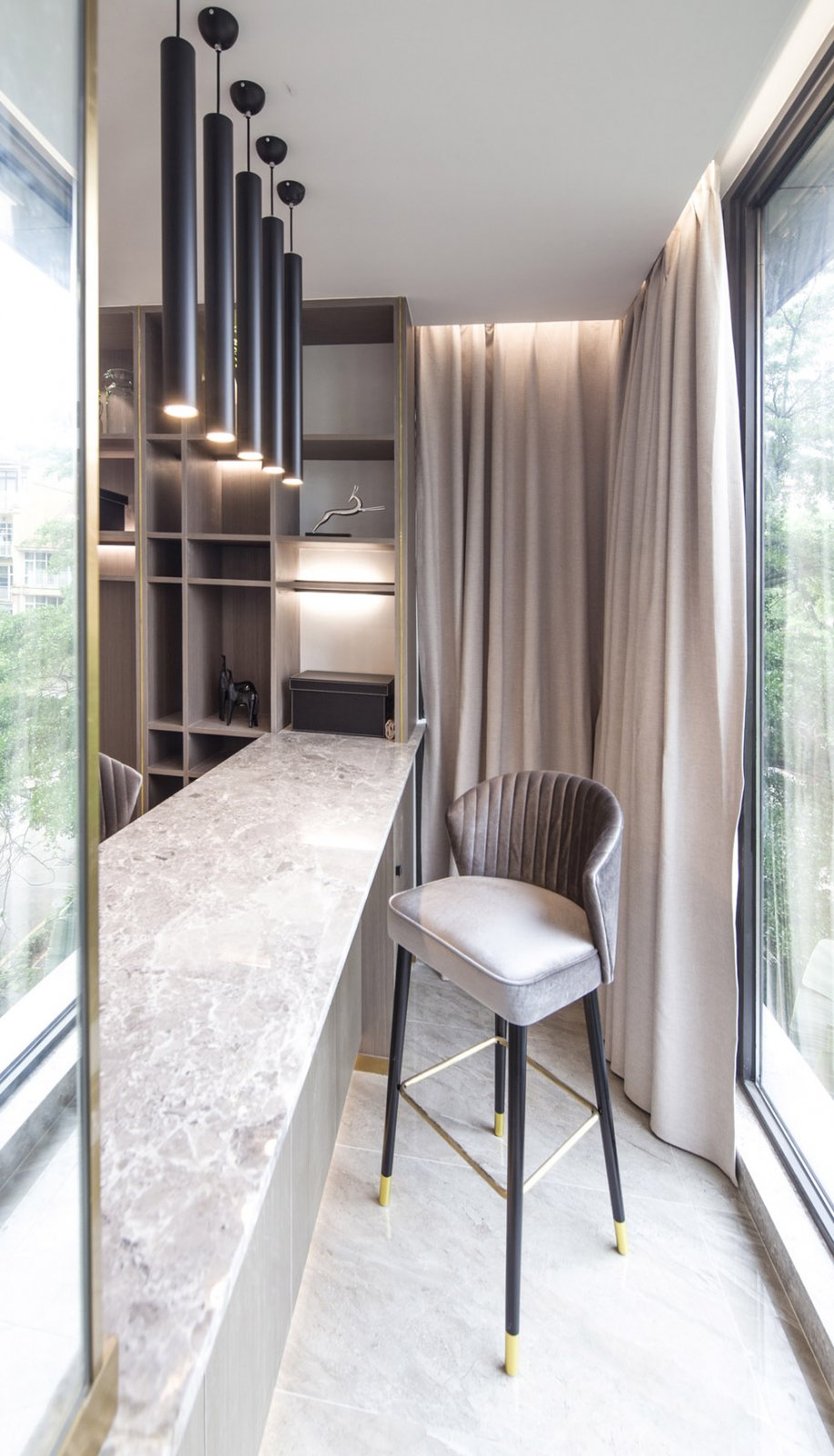 120㎡都市休闲风别墅顶层住宅-22