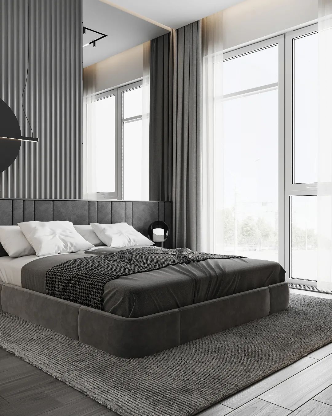 极简高级灰 · 一家三口蓝色豪宅设计丨俄罗斯丨俄罗斯设计师 Alina Larionova-28