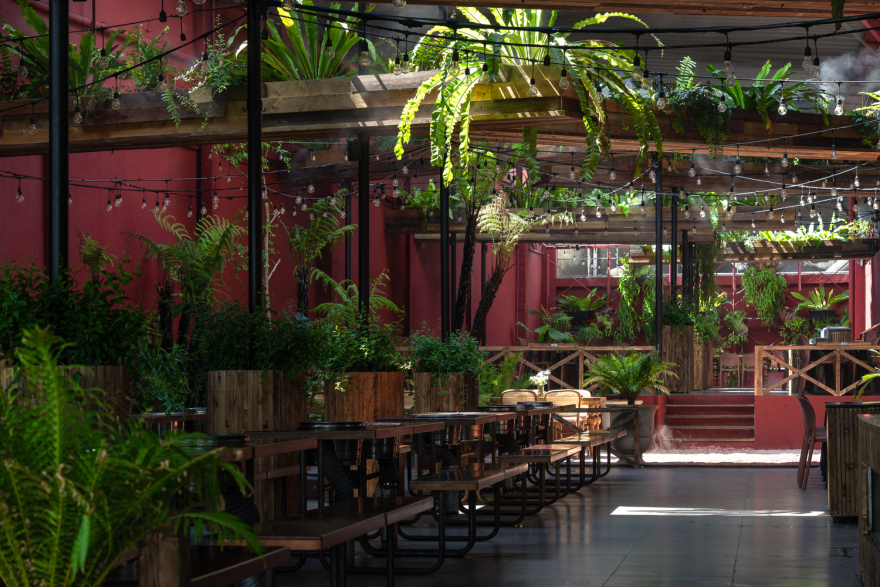 越南热带森林餐厅丨越南胡志明市丨Human+ Architects-17
