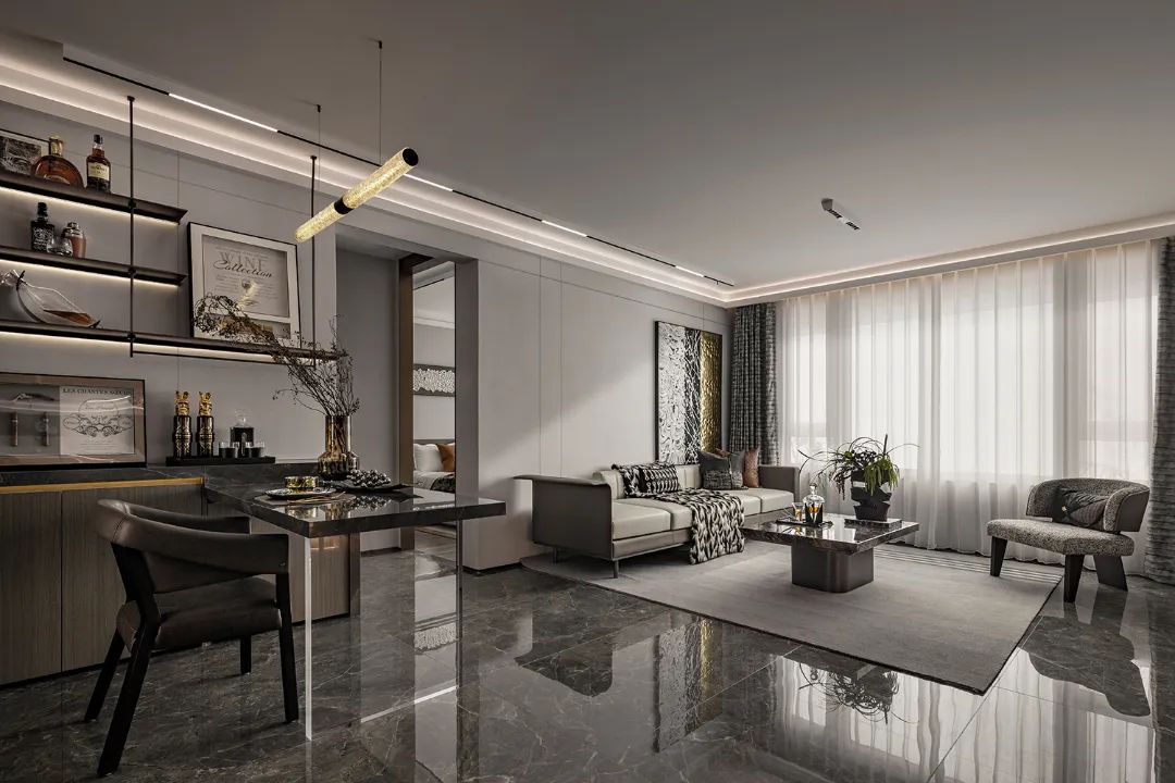 龙湖蓝岸郦城项目丨中国青岛丨杭州优境建筑装饰设计有限公司,北京靳朝晖设计有限公司-56