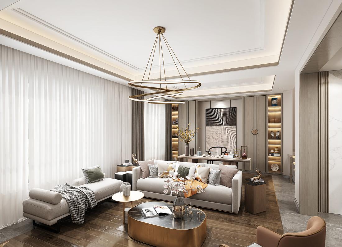 现代中式铜雀台地下室-1