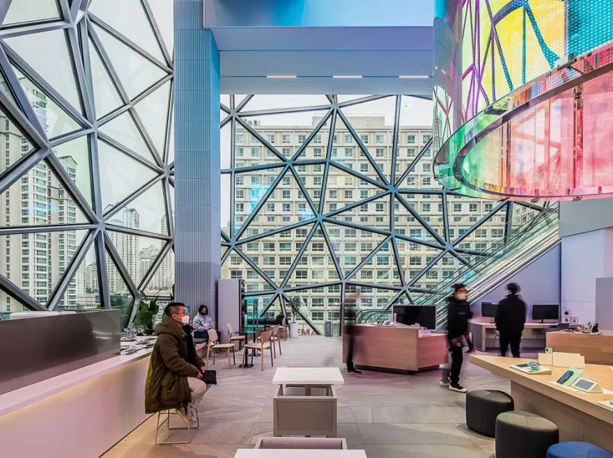 韩国光教Galleria百货商场丨韩国水原市丨OMA建筑事务所-17