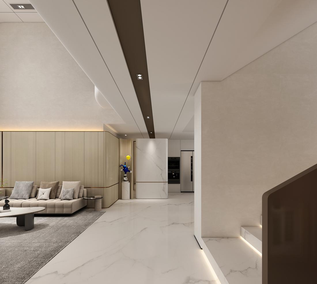 360m²极简复式-4