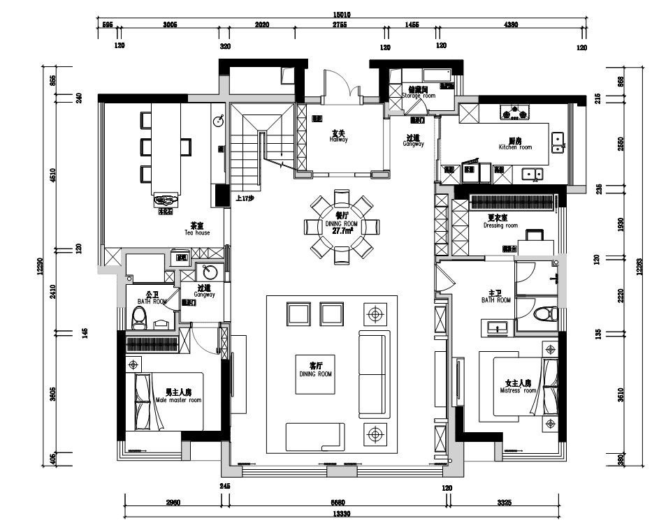 一念间|| 厚朴设计 | 空间通透,格局重生-21
