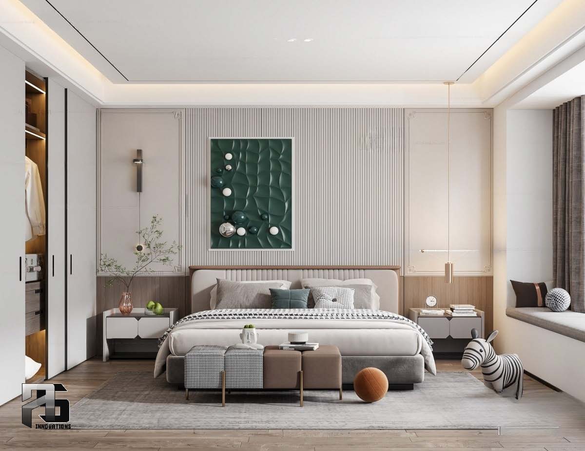 Bedrooms 3d modern styles-2