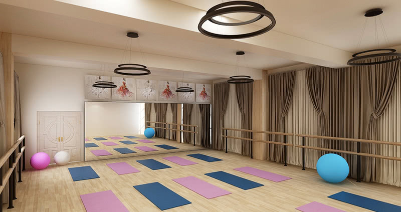 舞蹈教室 舞蹈房设计案例效果图-8