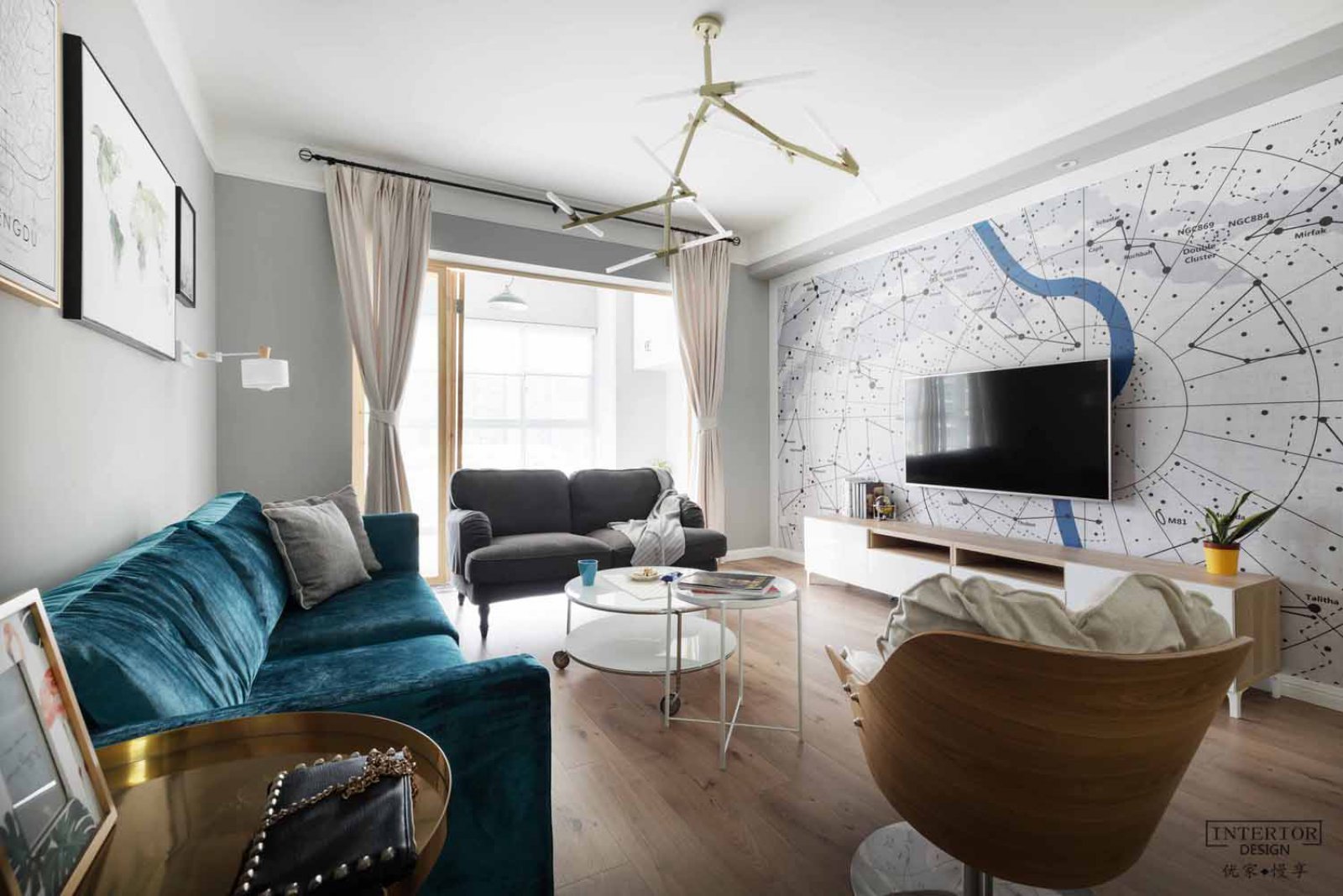 125㎡成都北欧风私宅  优家慢享设计-2