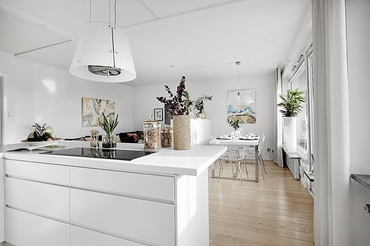 简约白色公寓，功能分区巧夺天工-22