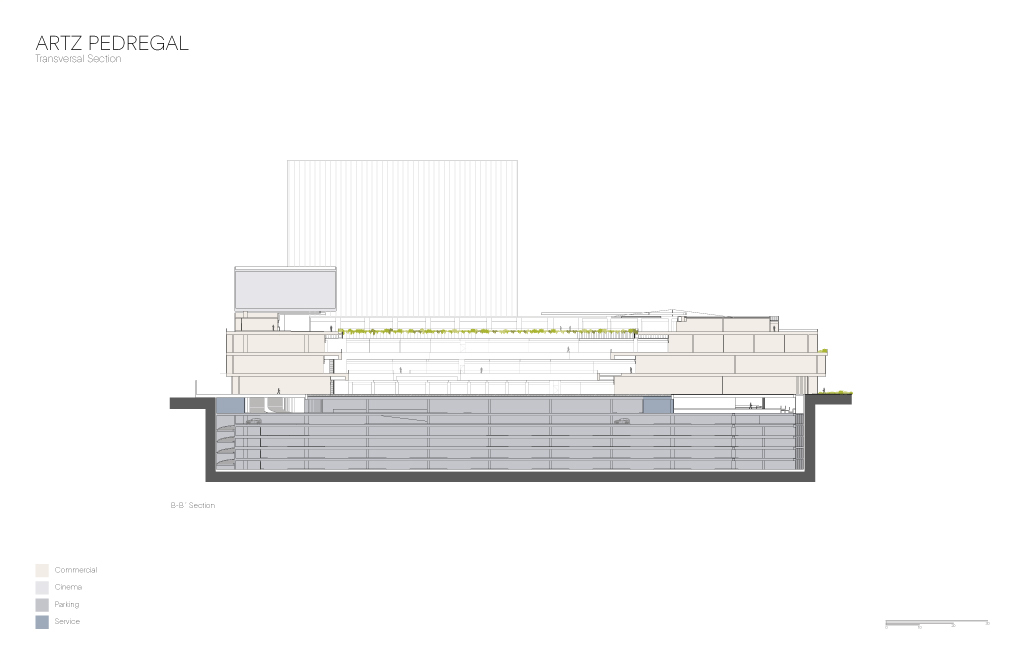 墨西哥城新地标 ARTZ Pedregal · 绿色公共空间与城市融合的设计-67