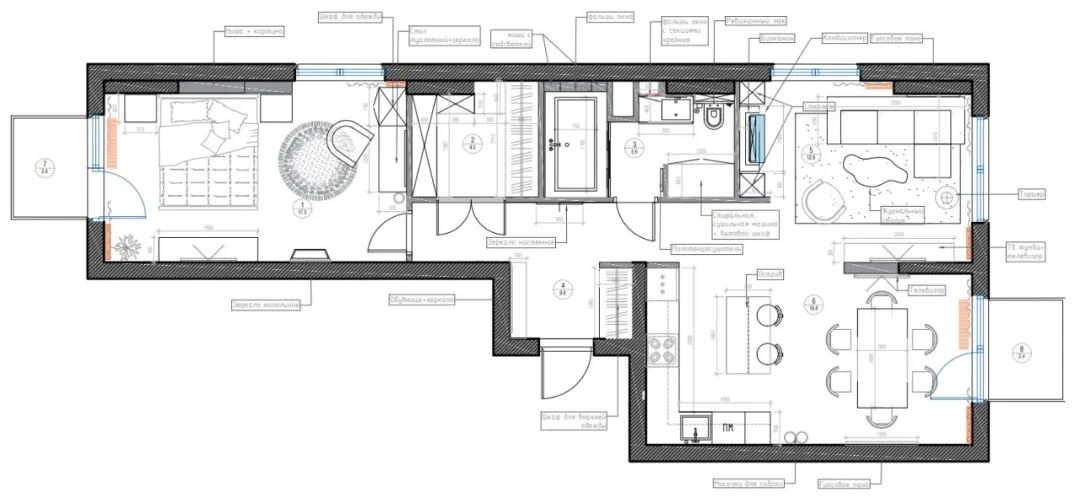 80㎡明亮公寓 · 和谐室内空间设计丨Static Aesthetic Architects-55