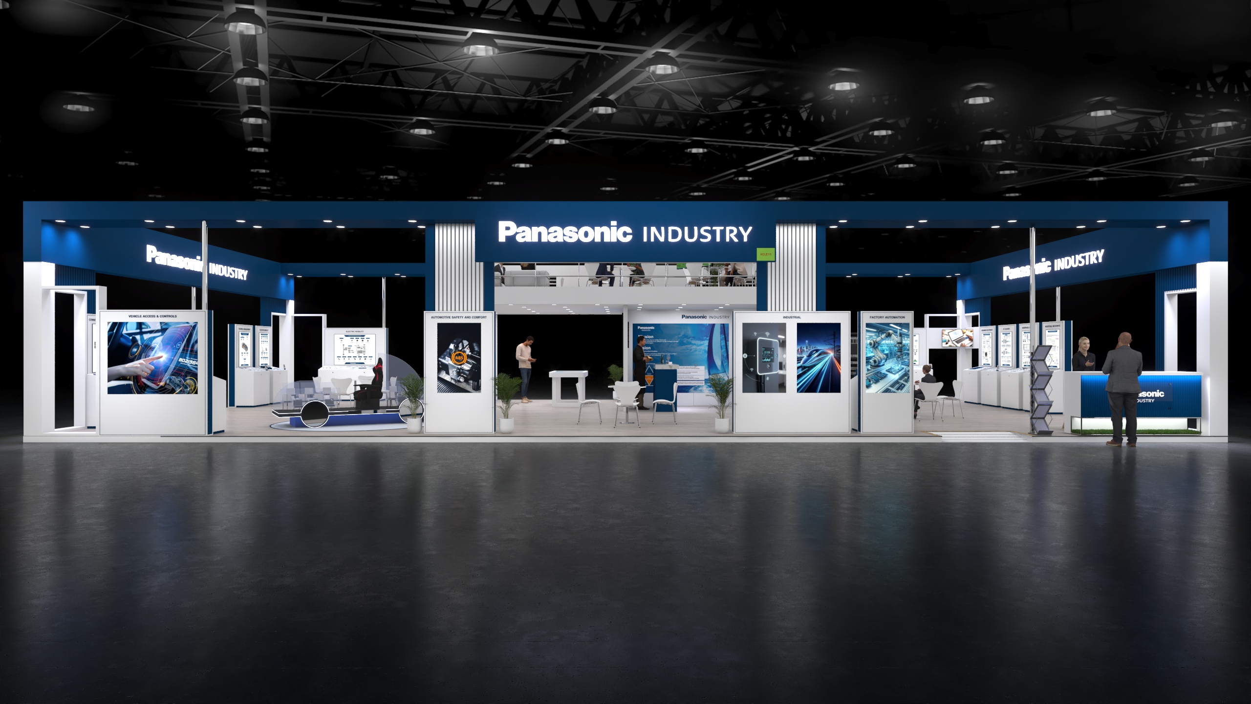 Panasonic Industries Electronica booth-3