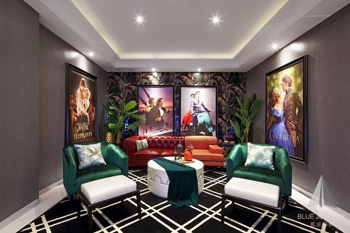 【軟裝設計】藍途新作 | 惠東小徑海岸城花園一期东南亚风格別墅樣板房-55