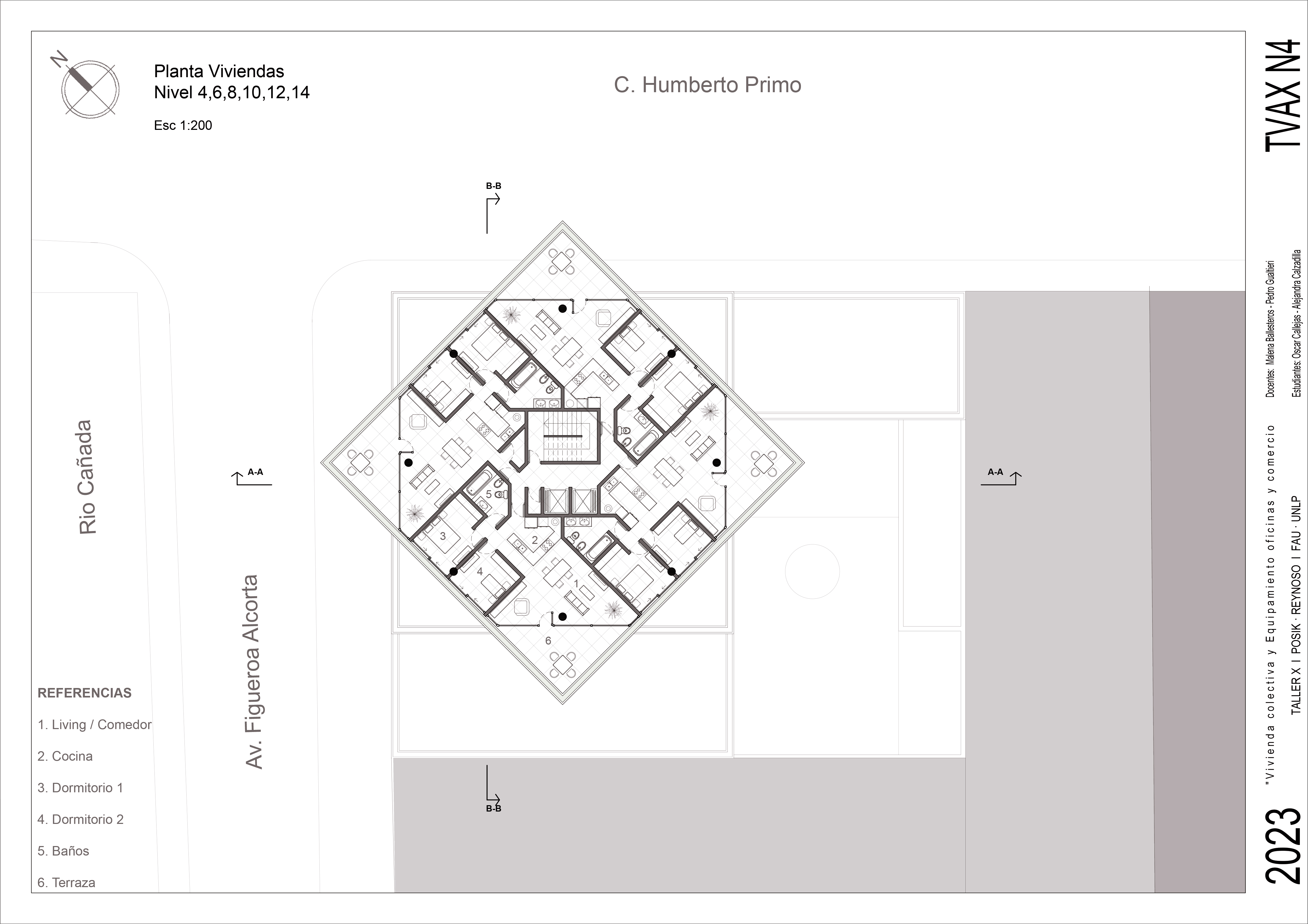 A4 - Vivienda Colectiva de Alta Densidad en Córdoba-10