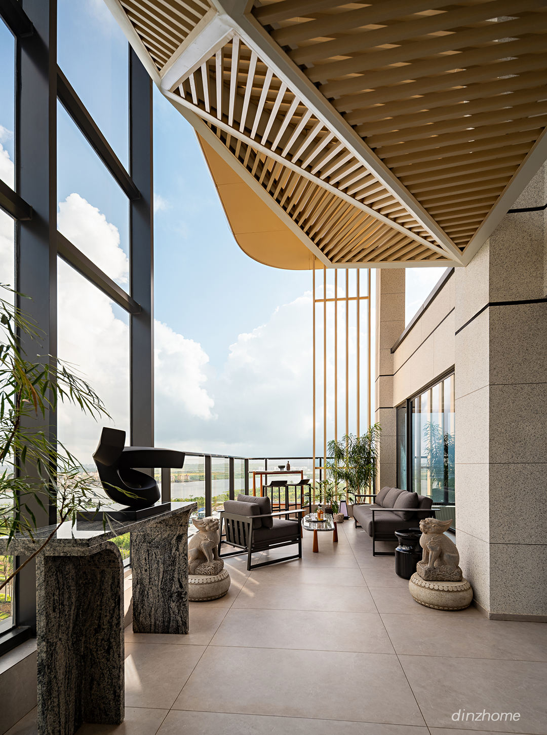 云海吾乡东区 1C 顶层复式样板间丨中国海南丨戴勇设计-21