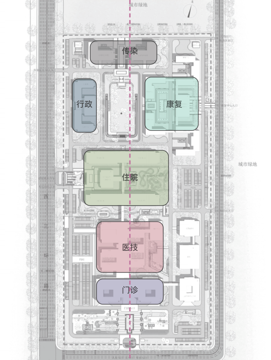 绥化市第一人民医院相关建筑项目丨中国绥化-15