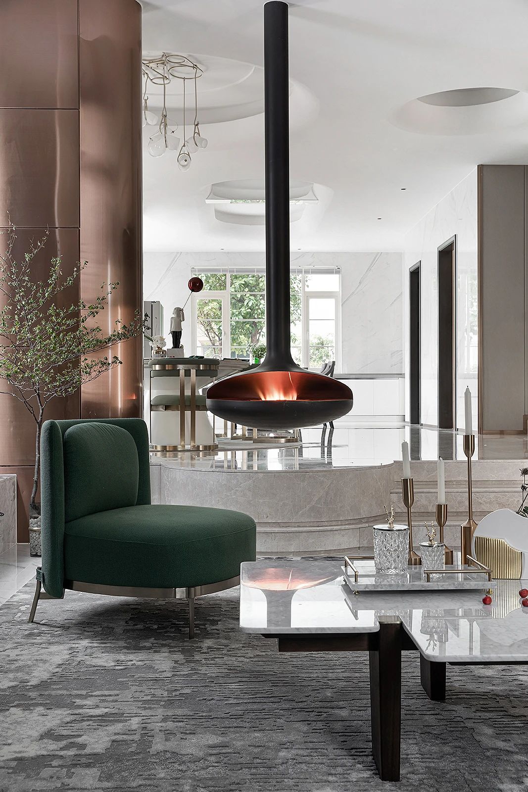 杭州钱塘江畔诗意别墅丨中国杭州丨尚层装饰(北京)有限公司-12