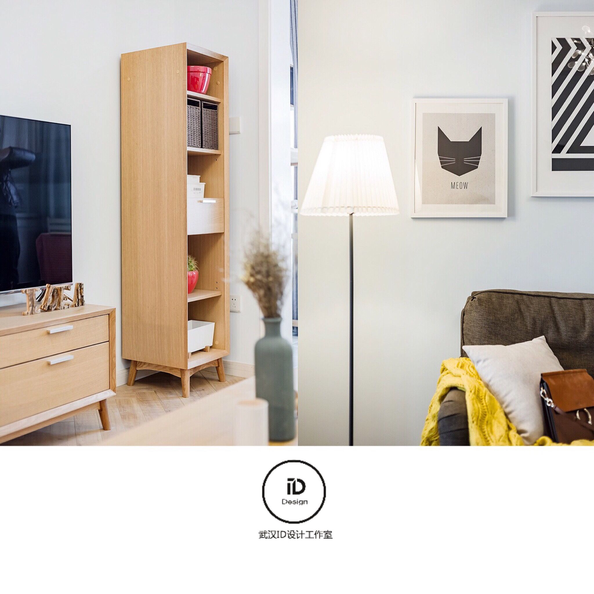 91㎡北欧日式婚房，融合风格打造收纳空间-16