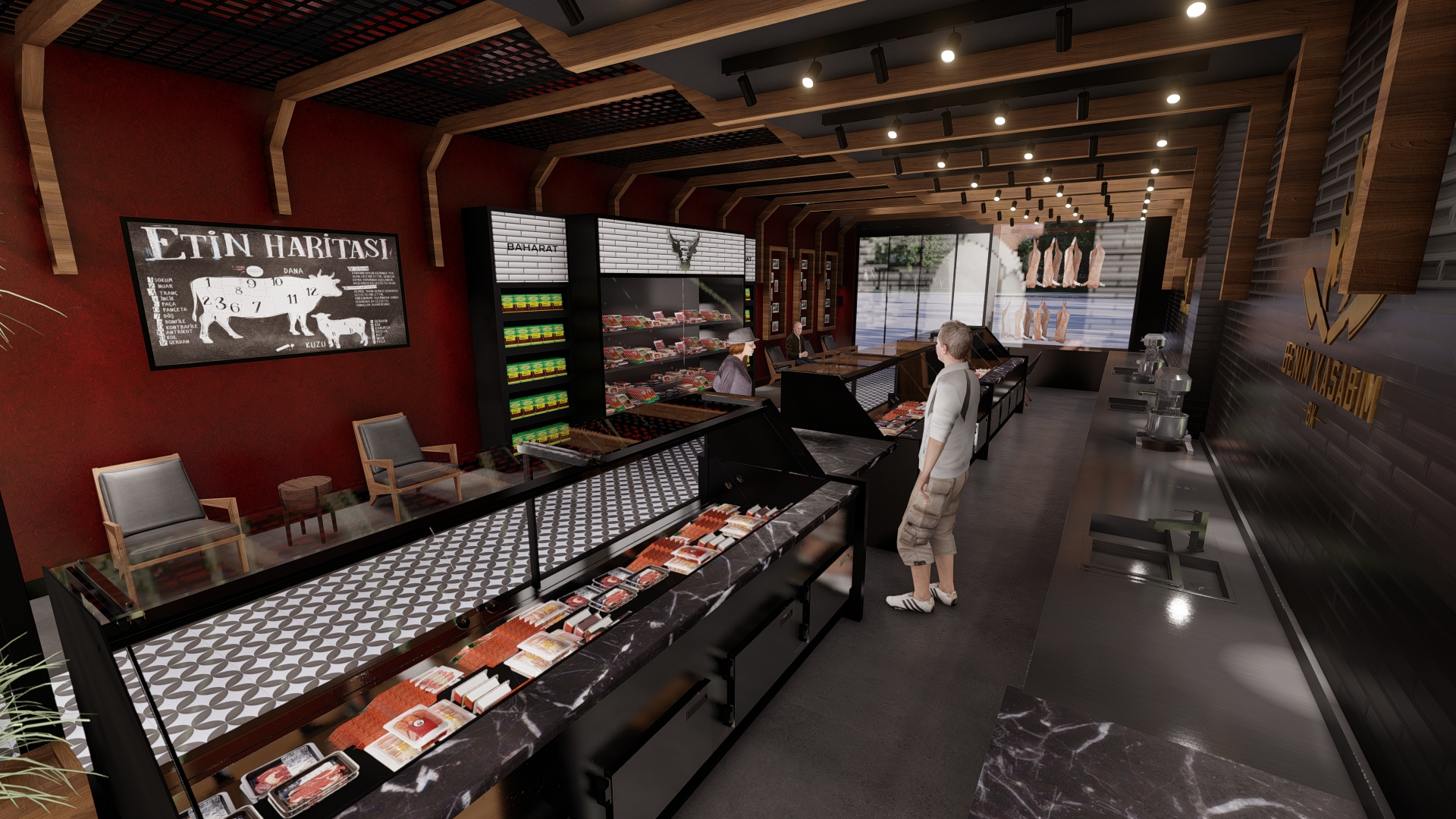 Benim Kasabım Butcher Shop Design Project-3