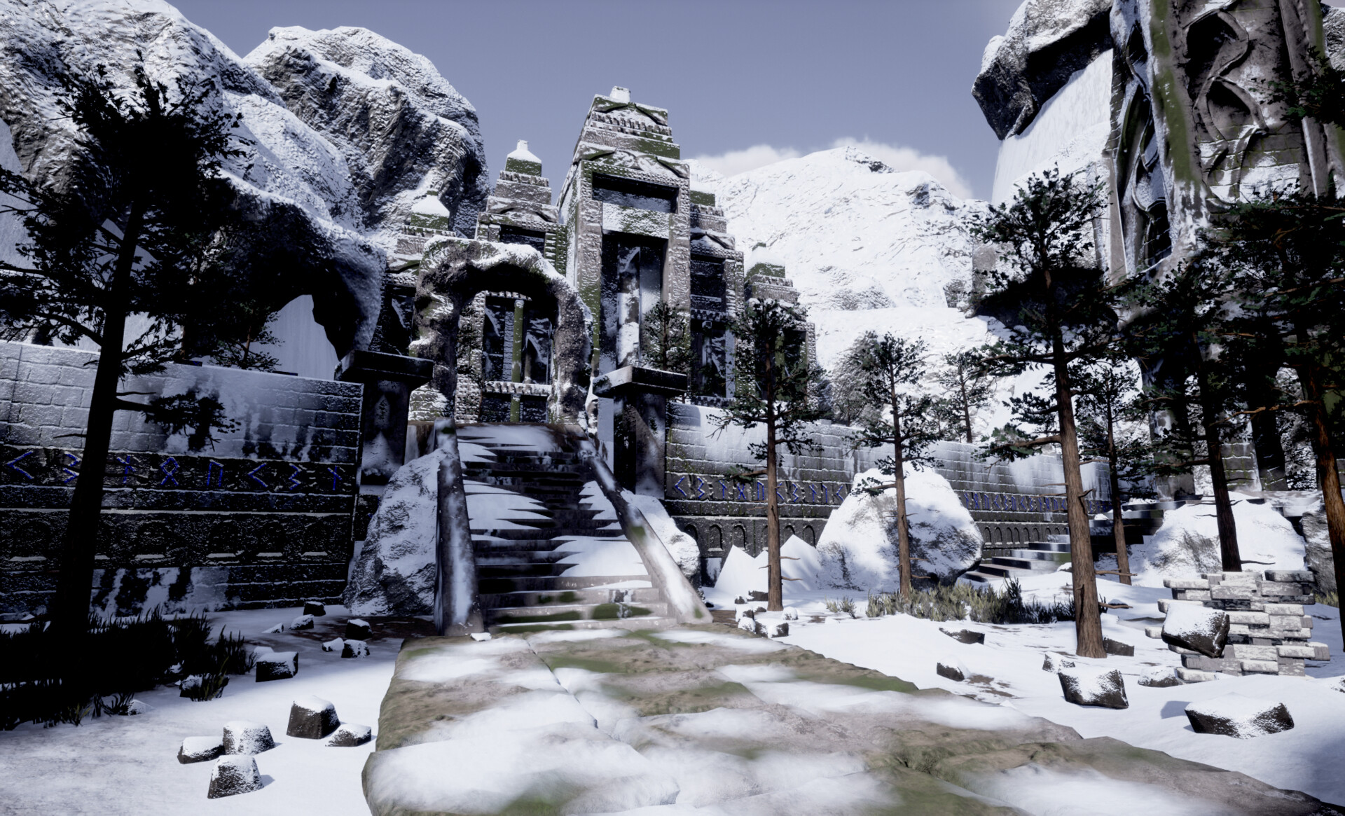 Snowy temple-3