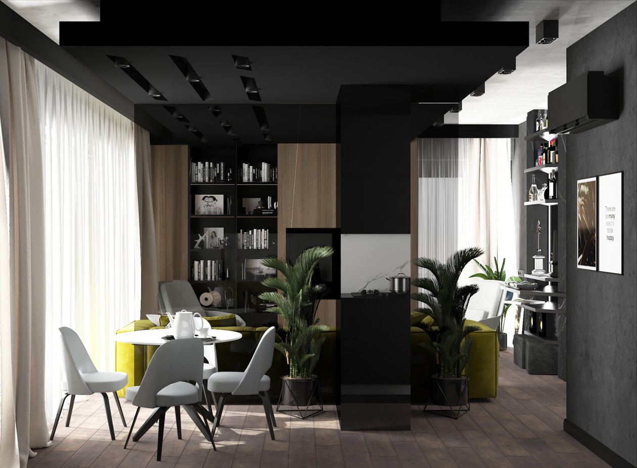 高级黑+亮黄色 沉稳中带有一丝活泼-10