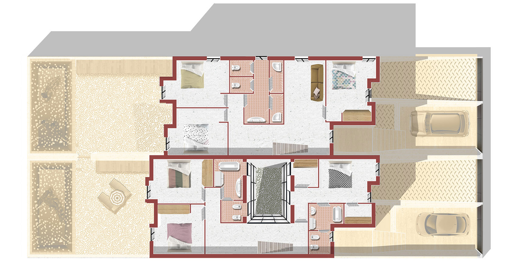 MONTECARMELO联排住宅，马德里 / OOIIO Architecture-41