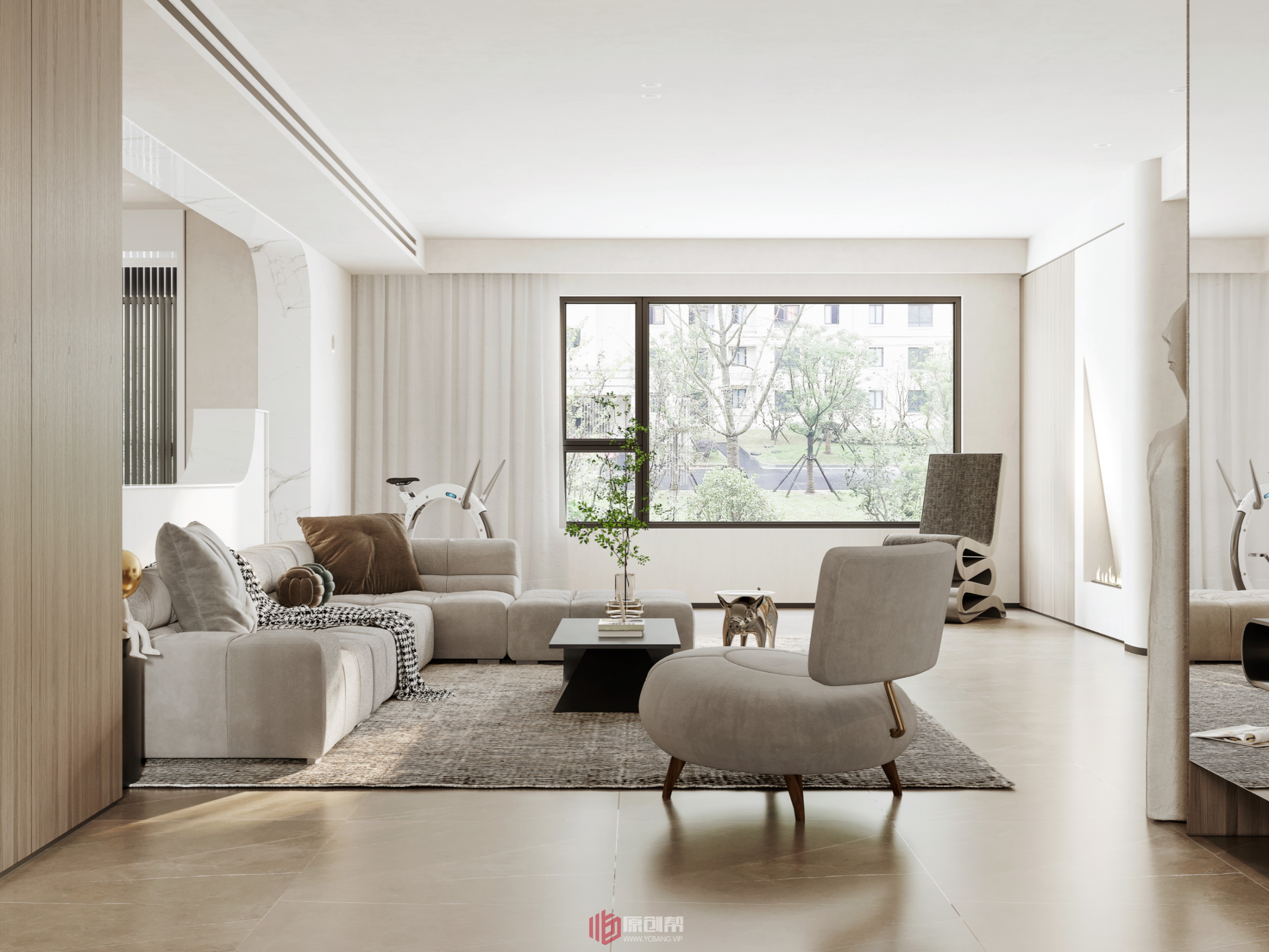 现代客餐厅设计典范 | 简约大气、舒适时尚-5