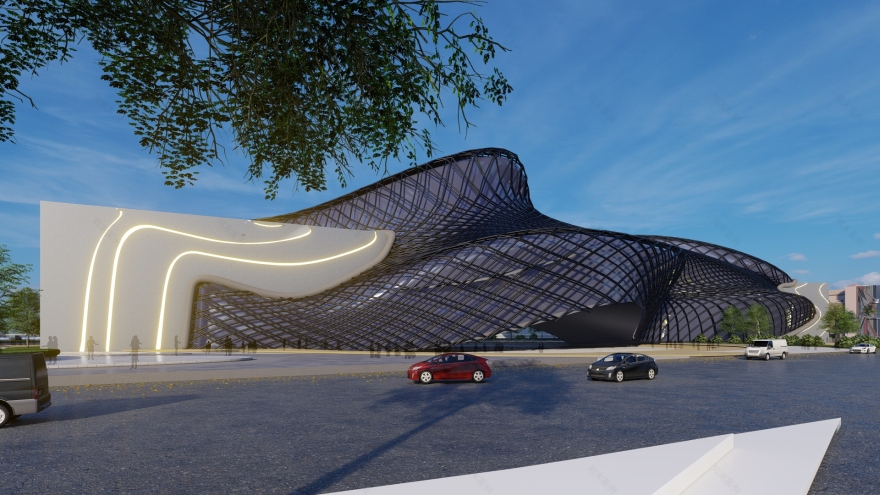 Art Center Lumion 渲染视频-5