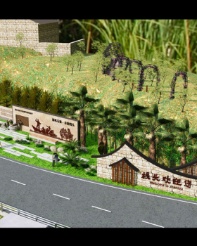上栈头省级历史文化重点村入村口形象提升工程