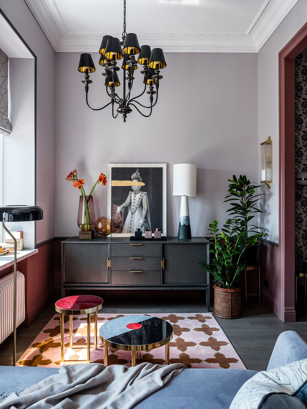 莫斯科彩色小公寓,历史建筑中的活力设计-2