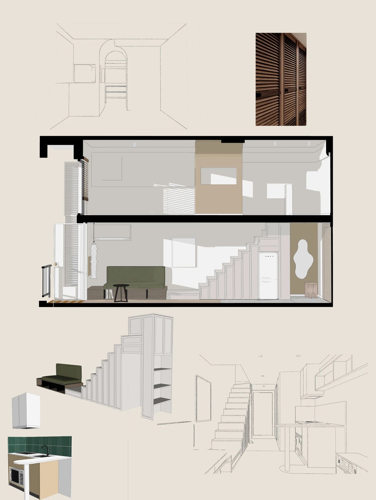36㎡复式独居小窝设计丨中国广州丨郑西西-29