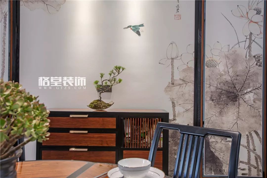 郁金香郡·闲适雅居 | 新中式风情空间设计-62