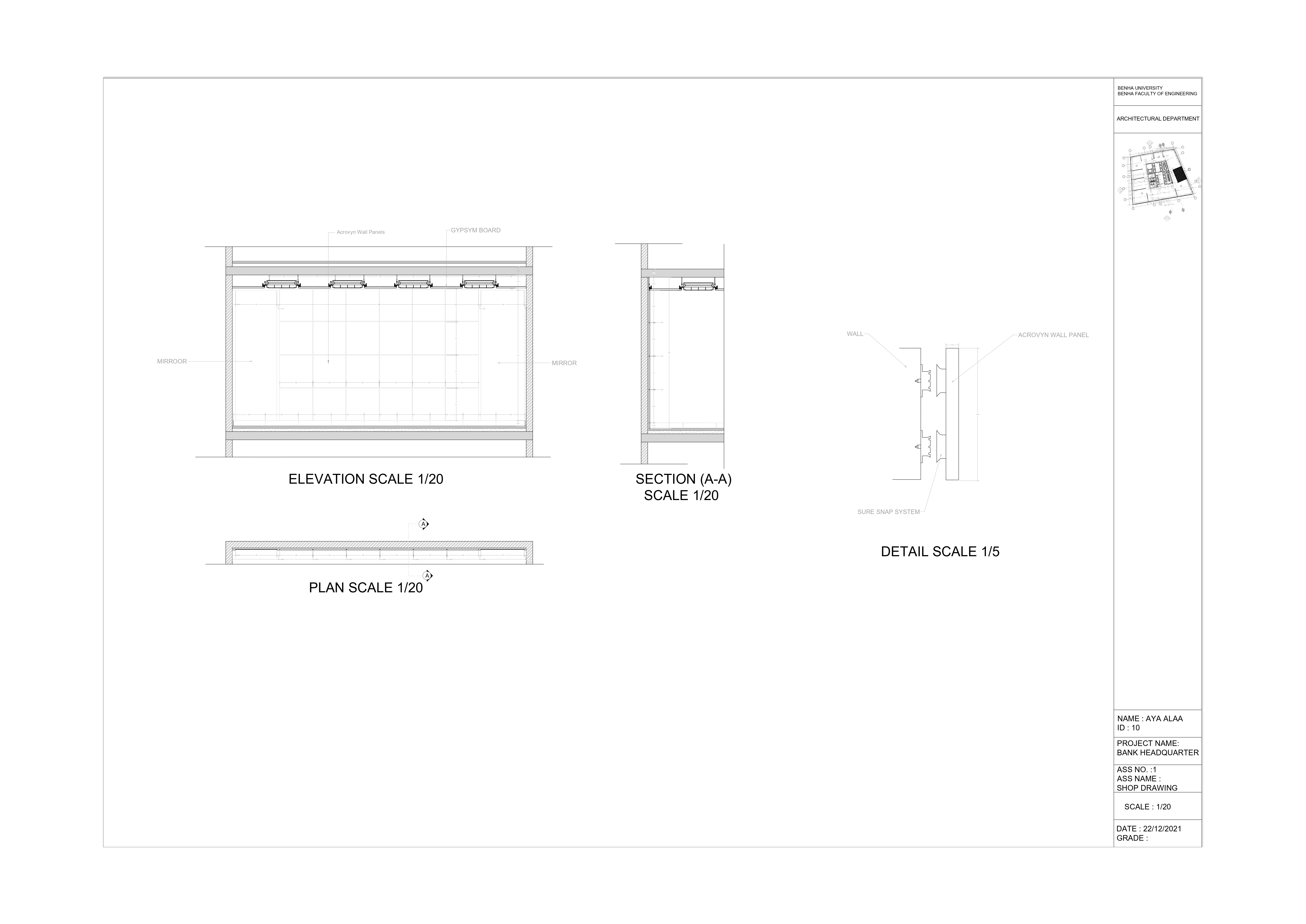 Bank Headquarter - working drawing-28