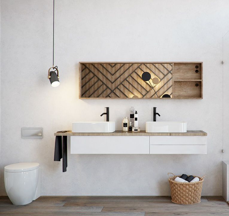 双人洗漱台设计,打造高品质卫浴空间-23